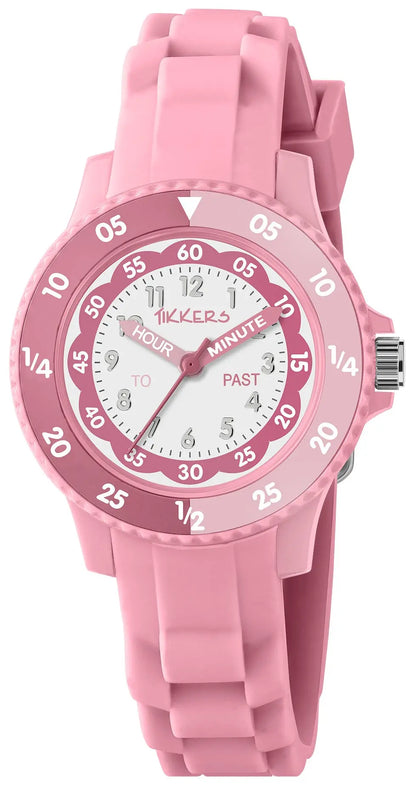 Tikkers ATK1098 Kids Collection Pink Silicon Strap