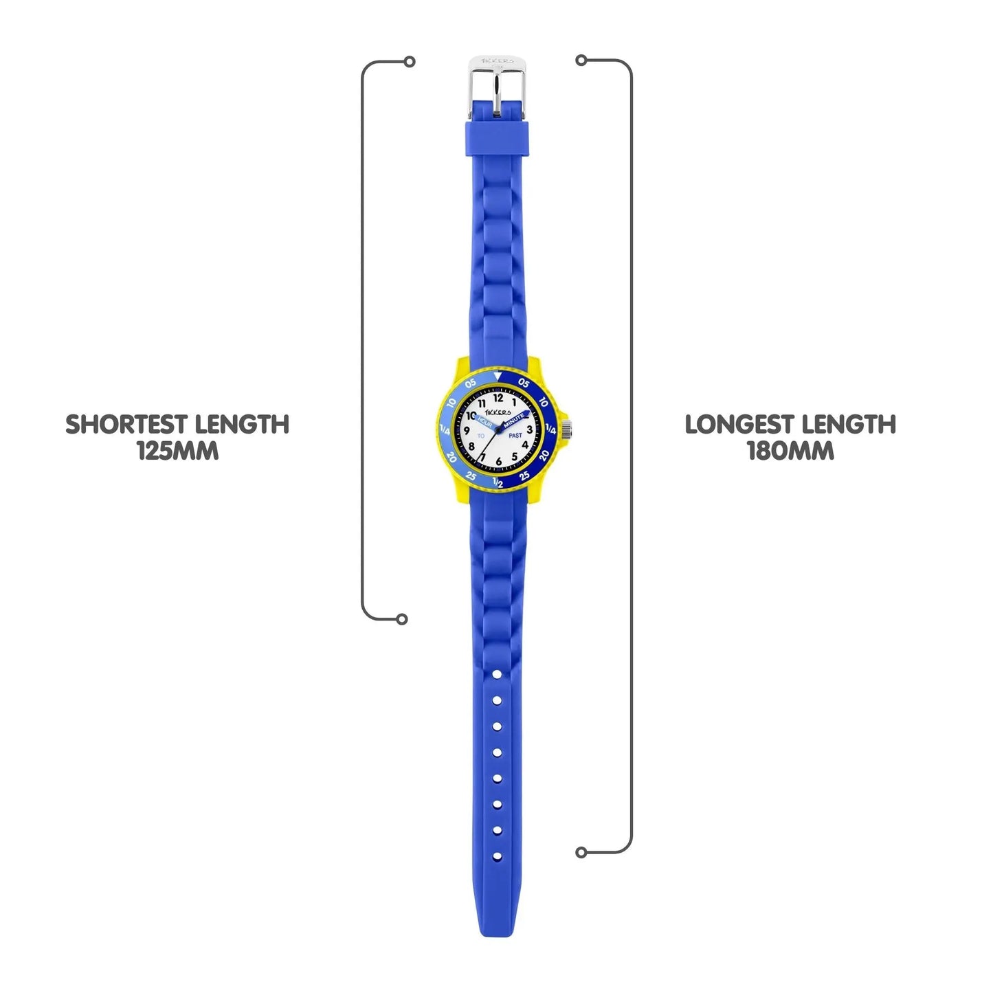 Tikkers ATK1099 Kids Collection Blue Silicon Strap