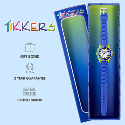Tikkers ATK1099 Kids Collection Blue Silicon Strap