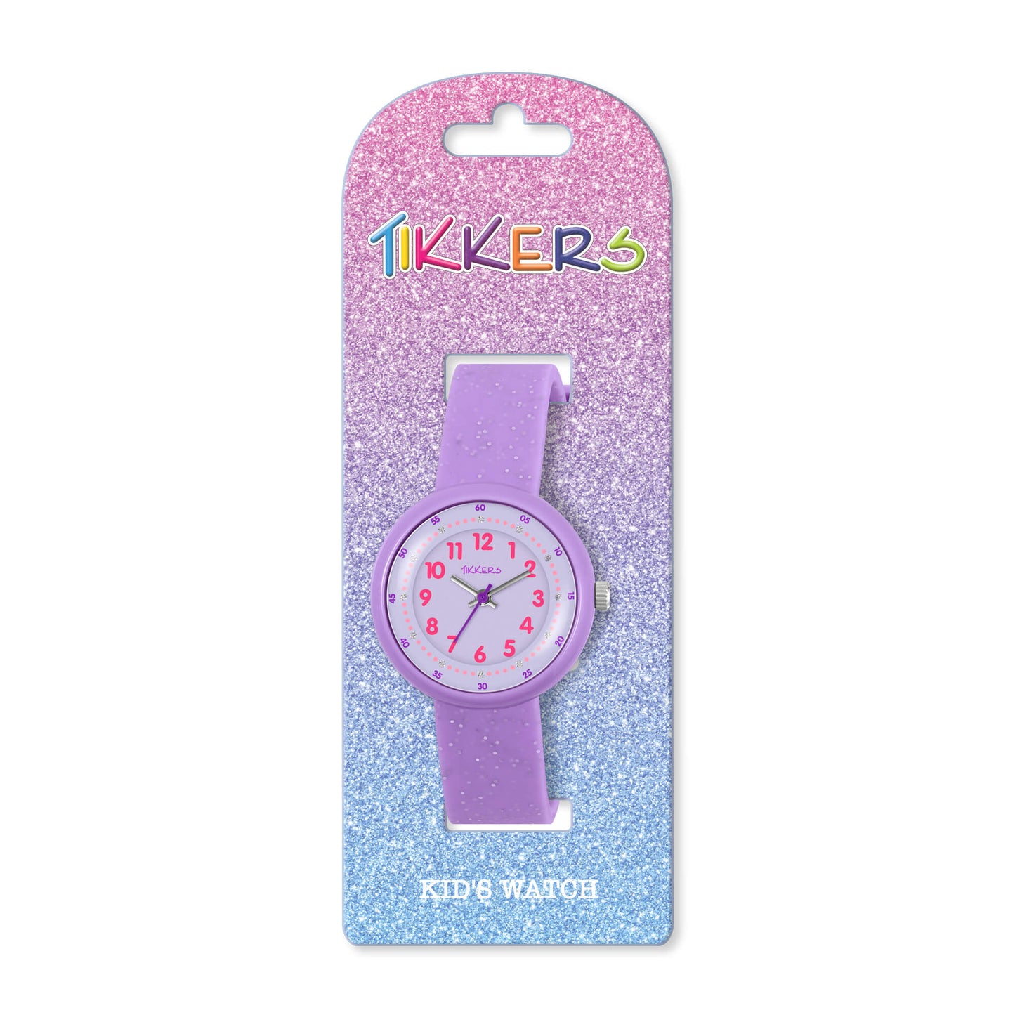 Tikkers ATK1102 Kids Purple Silicon Strap