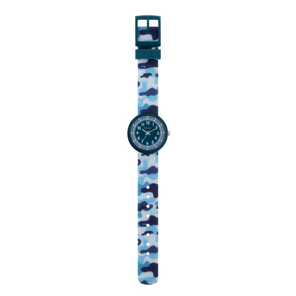 Tikkers ATK1104 Kids Collection Blue Silicon Strap