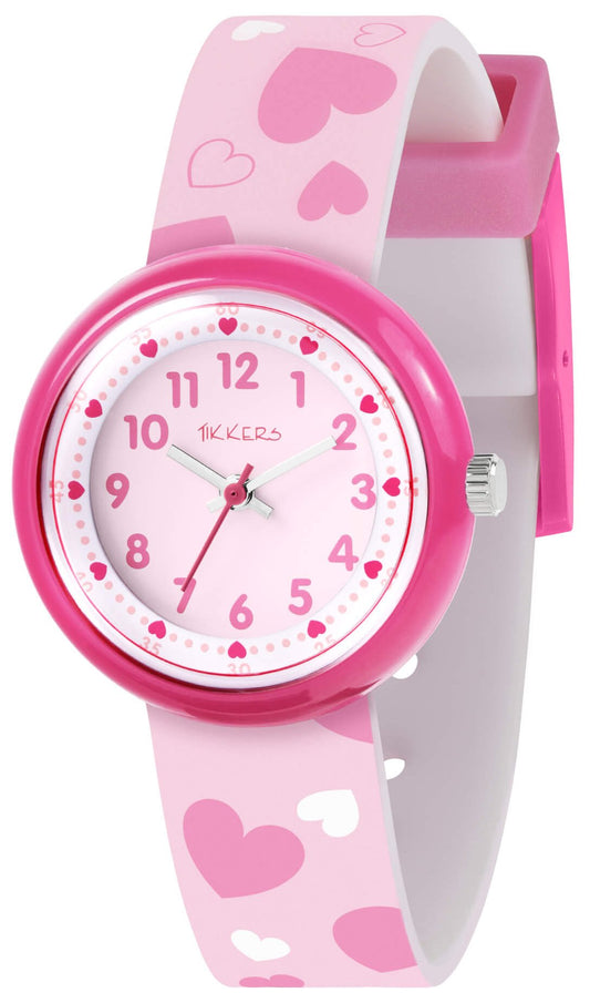 Tikkers ATK1105 Kids Collection Pink Silicon Strap