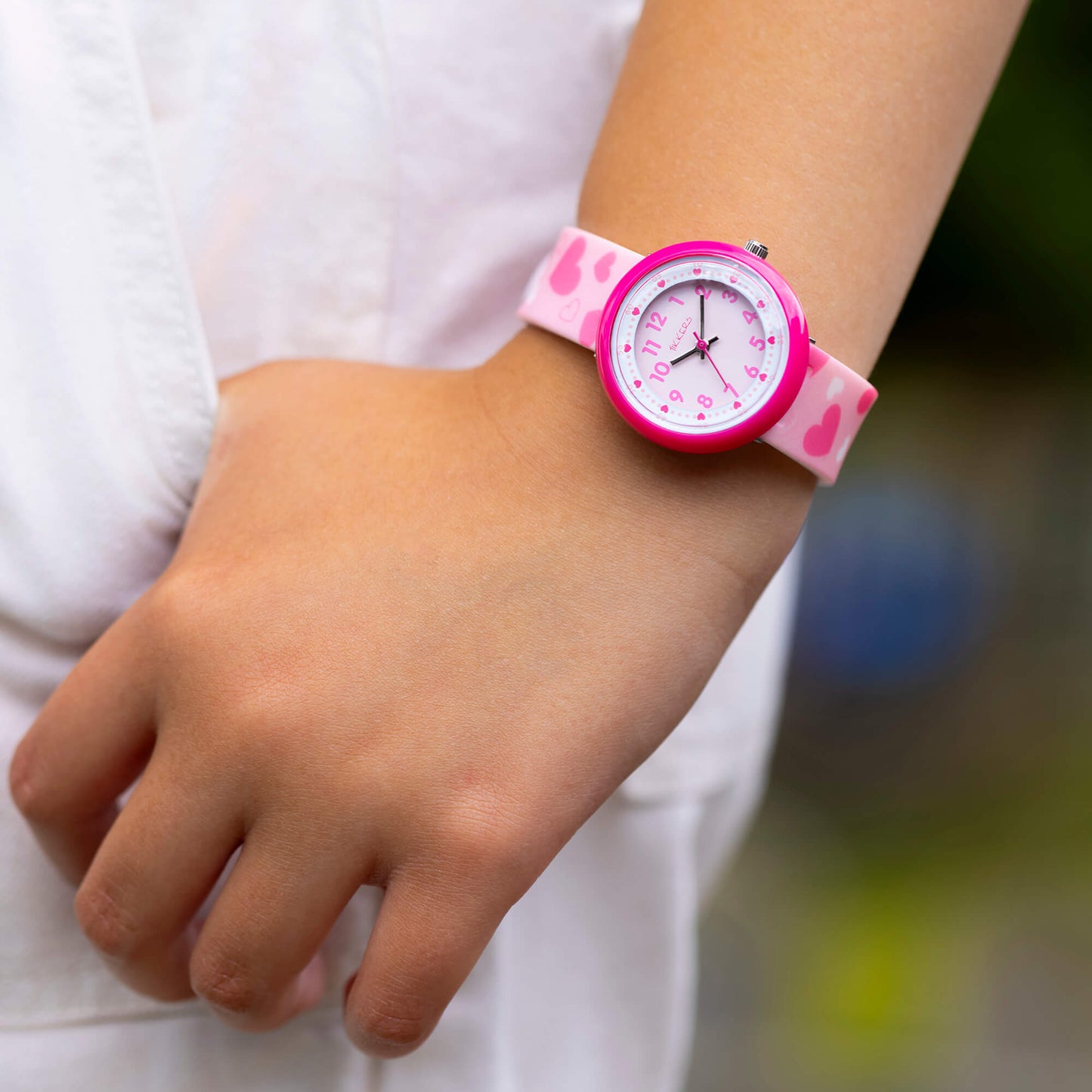 Tikkers ATK1105 Kids Collection Pink Silicon Strap