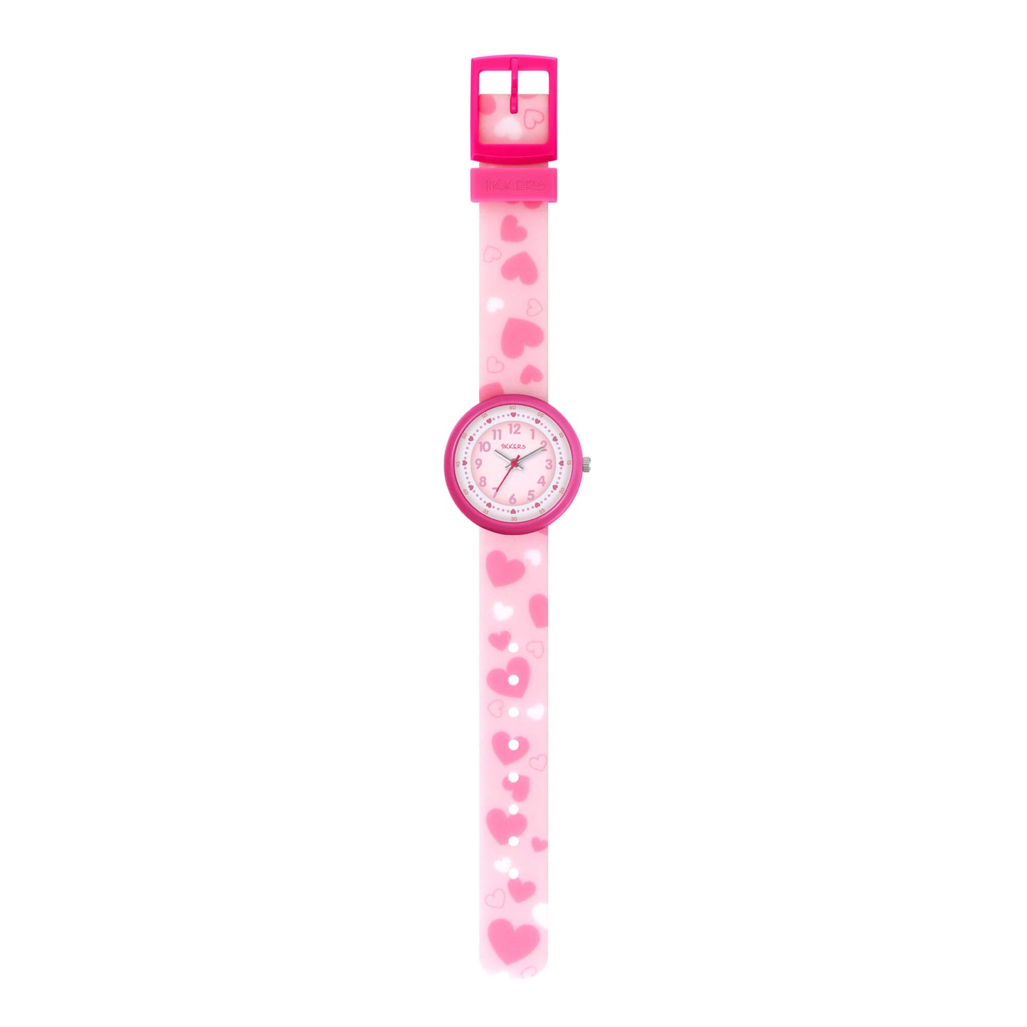 Tikkers ATK1105 Kids Collection Pink Silicon Strap