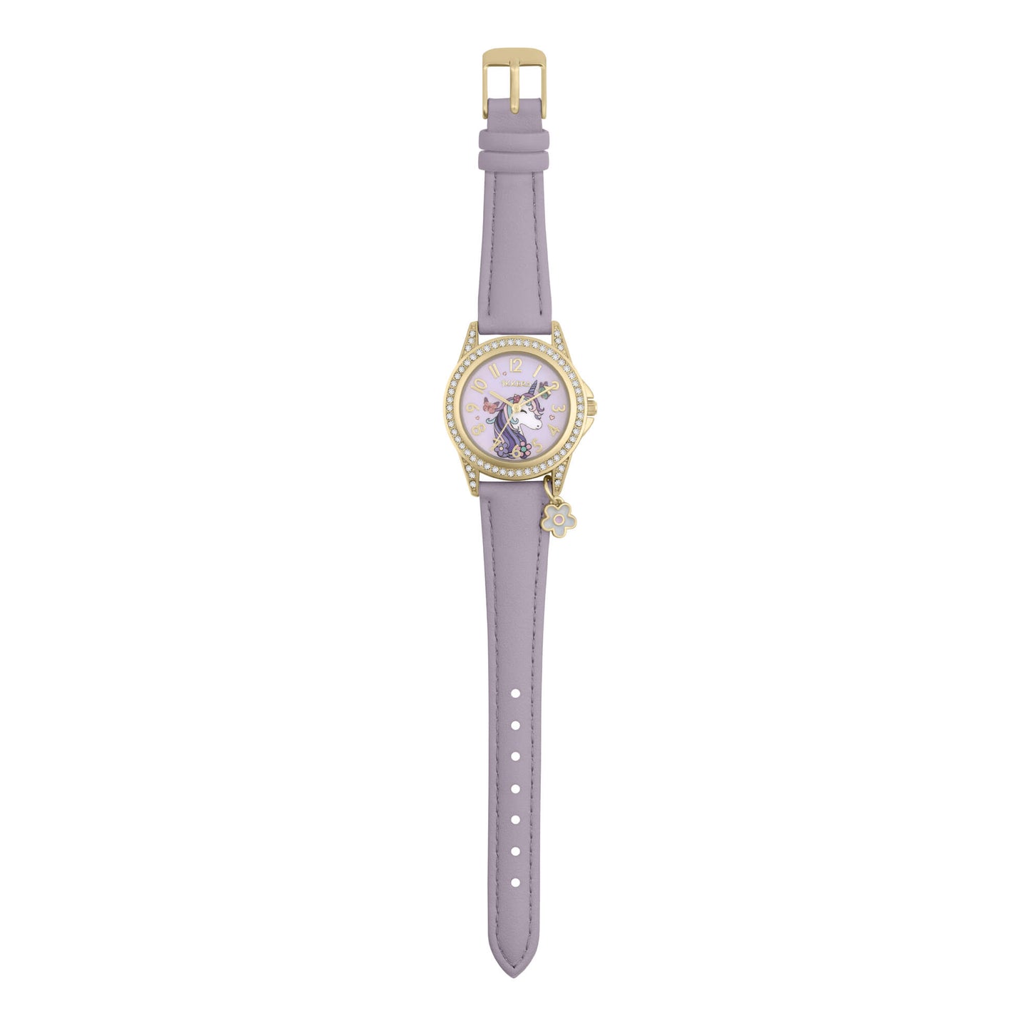 Tikkers ATK1106 Kids Unicorn Gift Set Purple Leather Strap