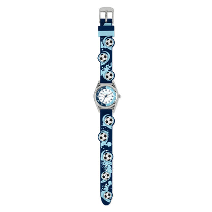 Tikkers ATK1110 Kids Sports Collection Blue Silicon Strap