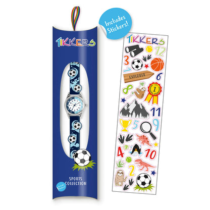 Tikkers ATK1110 Kids Sports Collection Blue Silicon Strap