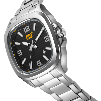 CATERPILLAR AV14111131 Axis Silver Stainless Steel Bracelet