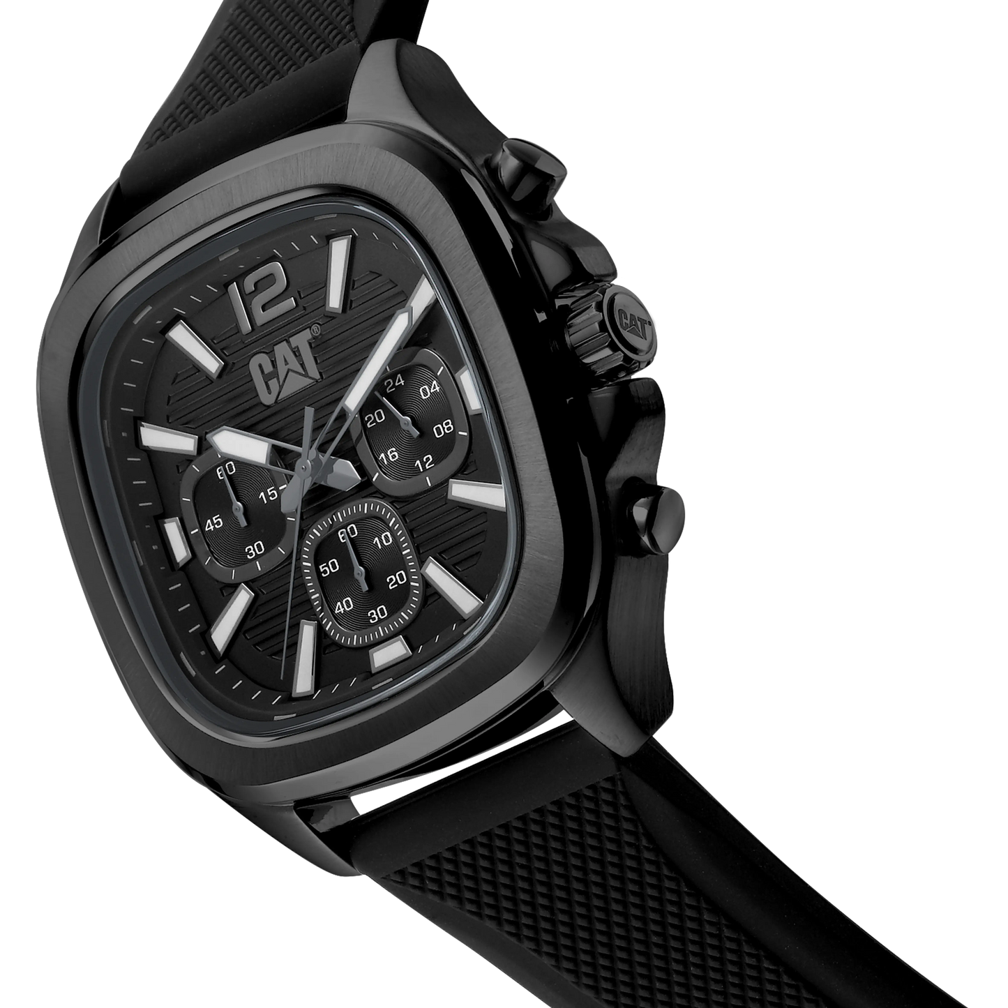 CATERPILLAR AV16321131 Axis Chrono Black Silicon Strap