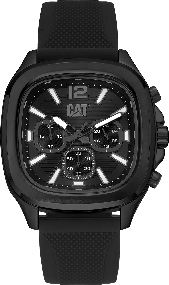 CATERPILLAR AV16321131 Axis Chrono Black Silicon Strap