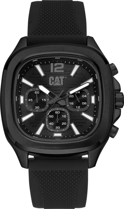 CATERPILLAR AV16321131 Axis Chrono Black Silicon Strap