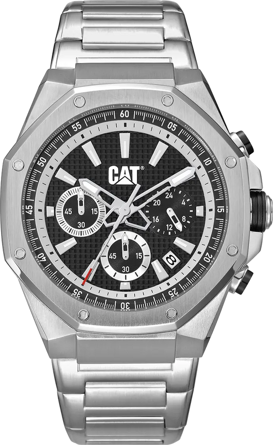 CATERPILLAR AW14311122 Hexline Chronograph Stainless Steel Bracelet