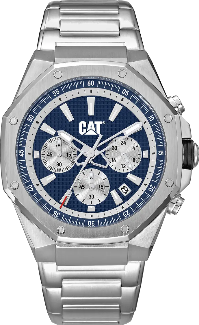 CATERPILLAR AW14311622 Hexline Chronograph Stainless Steel Bracelet