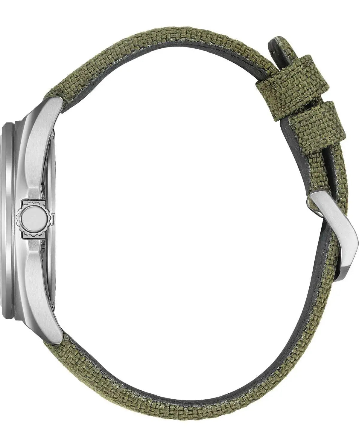 Citizen AW1571-09A Eco-Drive Green Fabric Strap