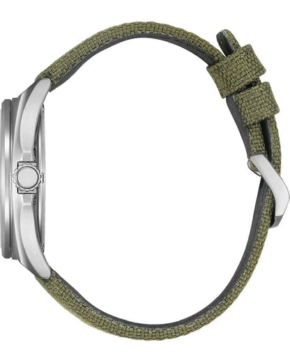Citizen AW1571-09A Eco-Drive Green Fabric Strap
