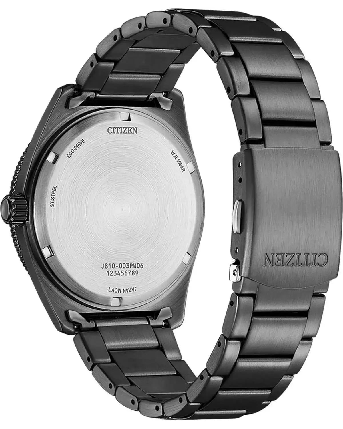 Citizen AW1765-88X Eco-Drive Black Stainless Steel Bracelet