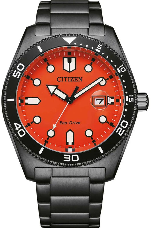 Citizen AW1765-88X Eco-Drive Black Stainless Steel Bracelet