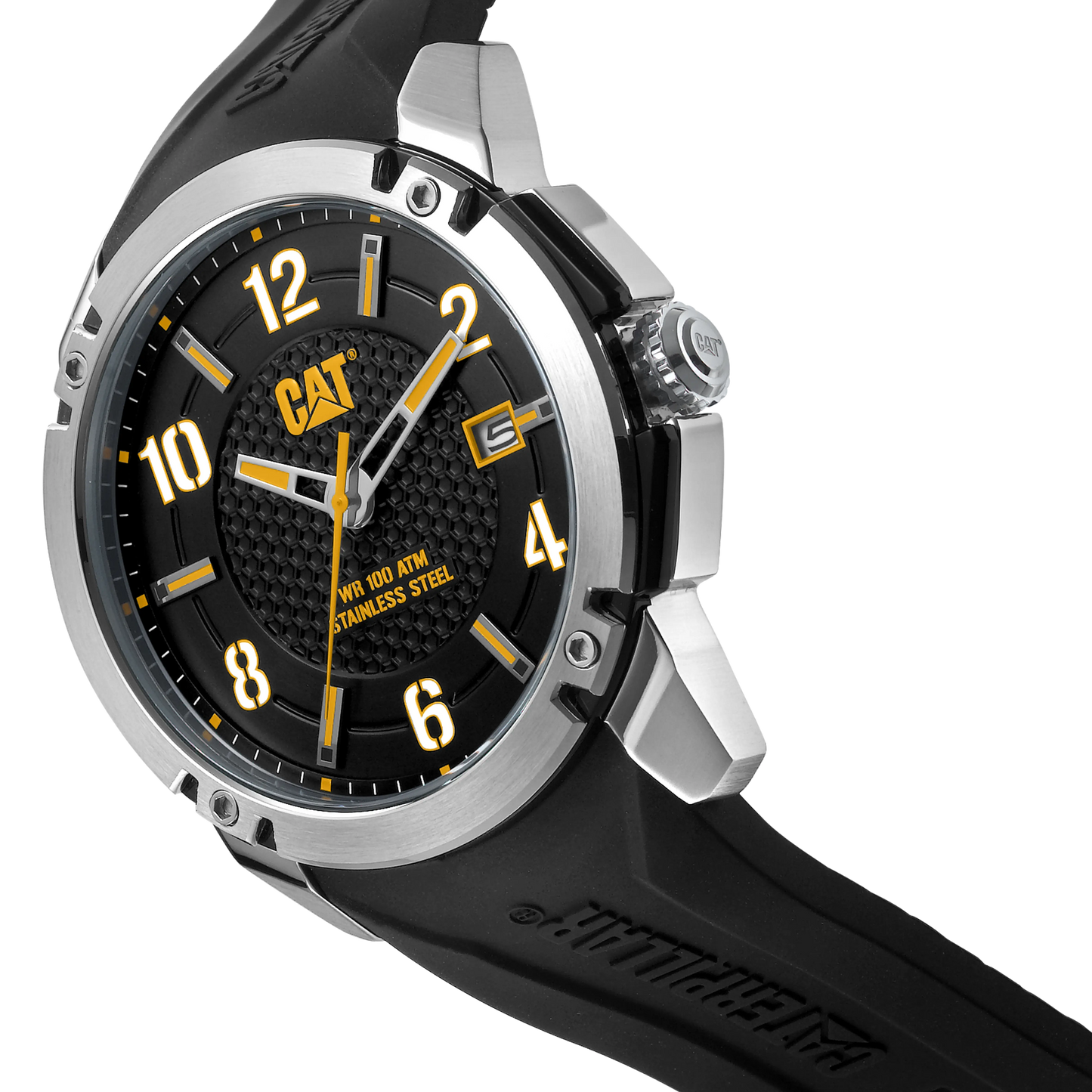 CATERPILLAR AX14121132 Elite 2025 Black Silicon Strap