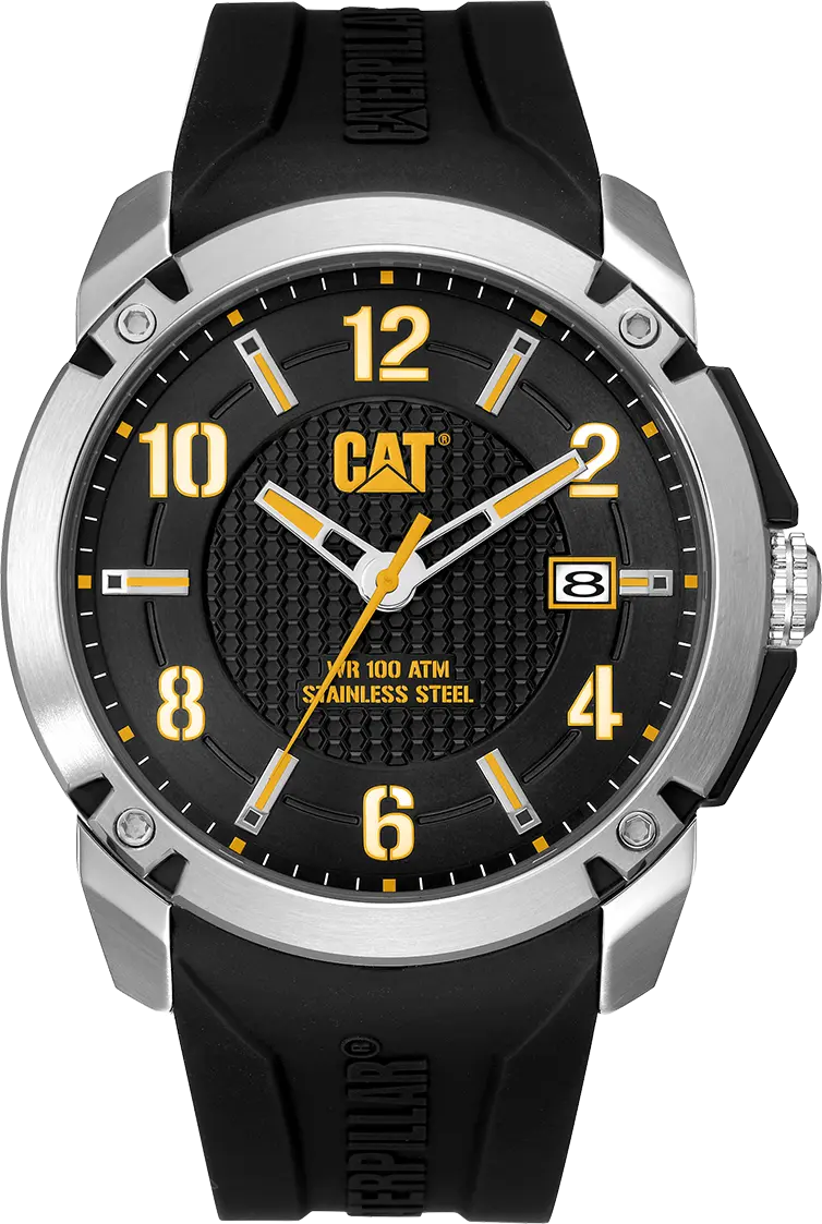 CATERPILLAR AX14121132 Elite 2025 Black Silicon Strap