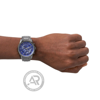 Armani Exchange AX1731 Banks Chronograph Grey Stainless Steel Bracelet