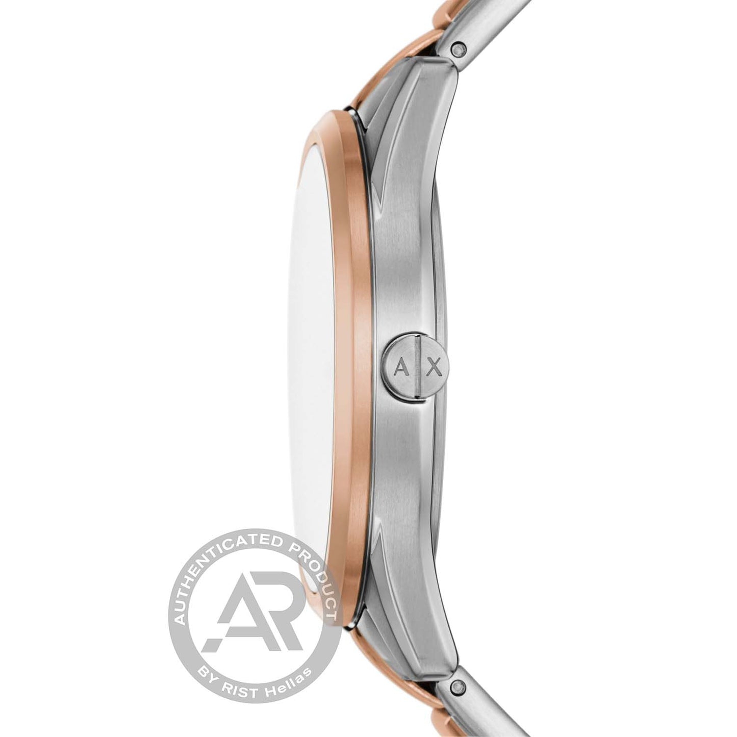 Armani Exchange AX1874 Dante Two Tone Stainless Steel Bracelet