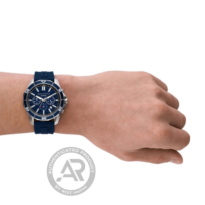 Armani Exchange AX1960 Spencer Blue Rubber Strap