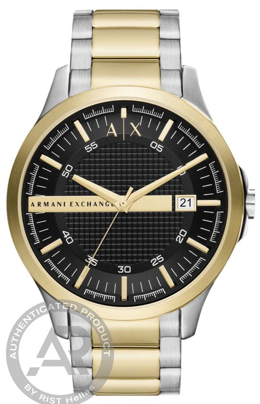 Armani Exchange AX2453 Hampton Two Tone Stainless Steel Bracelet