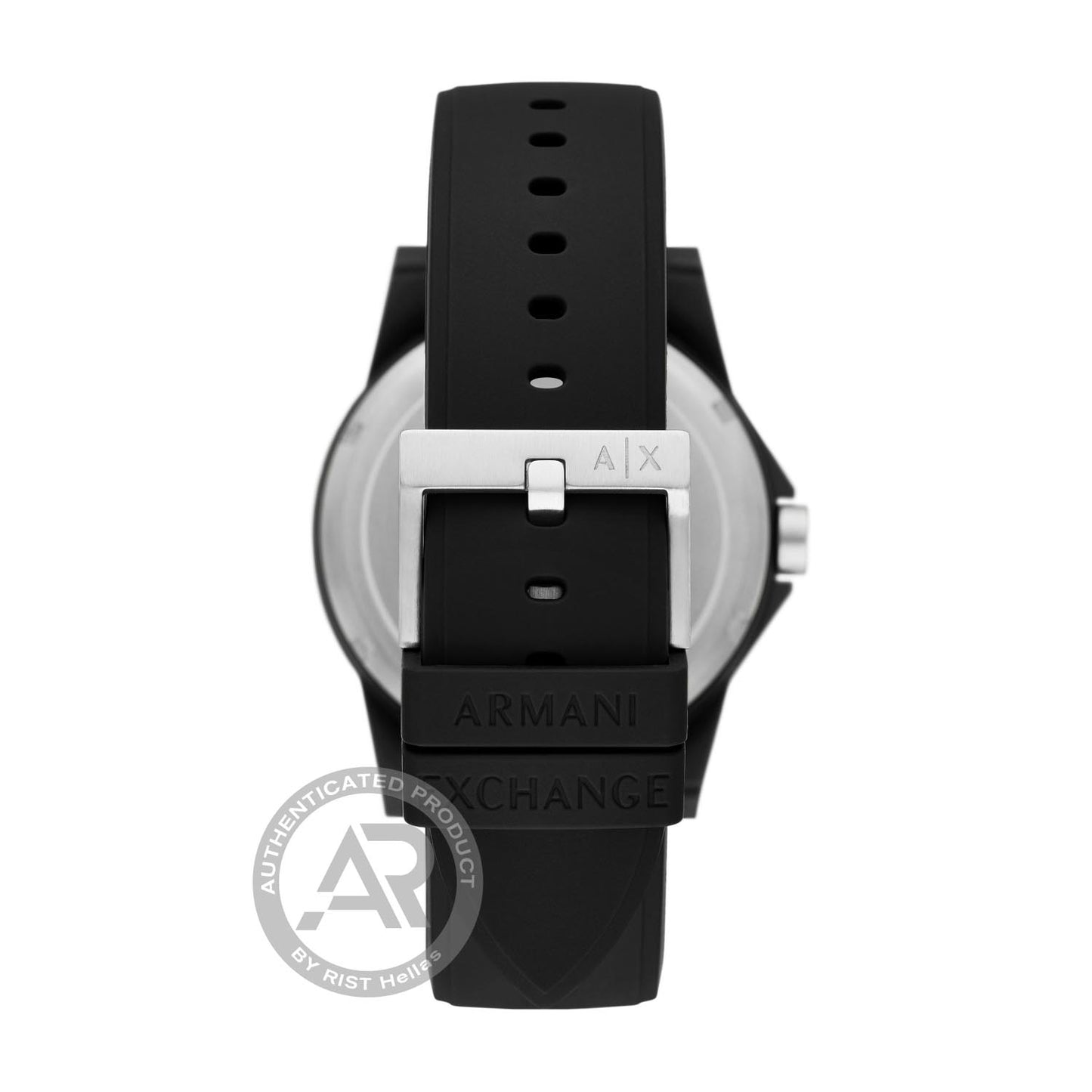 Armani Exchange AX2531 Outerbanks Black Silicon Strap