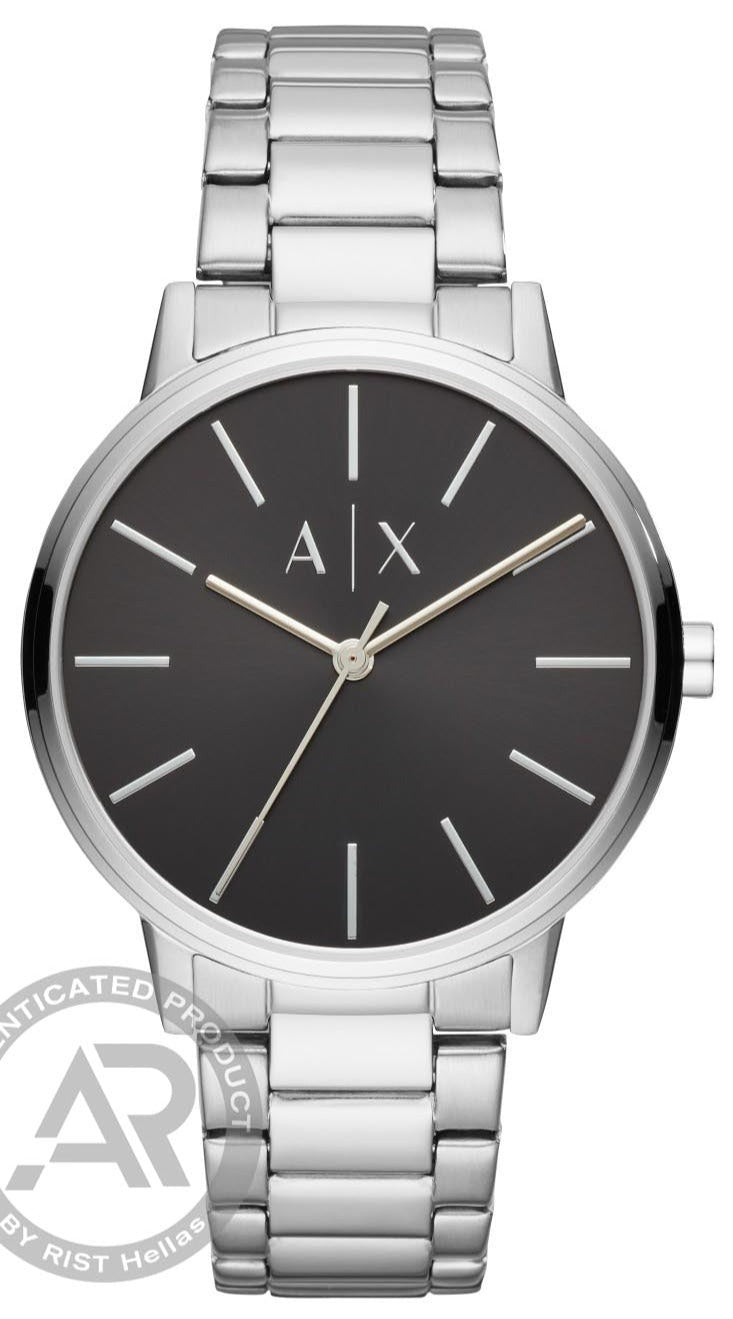 Armani Exchange AX2700 Cayde Silver Stainless Steel Bracelet