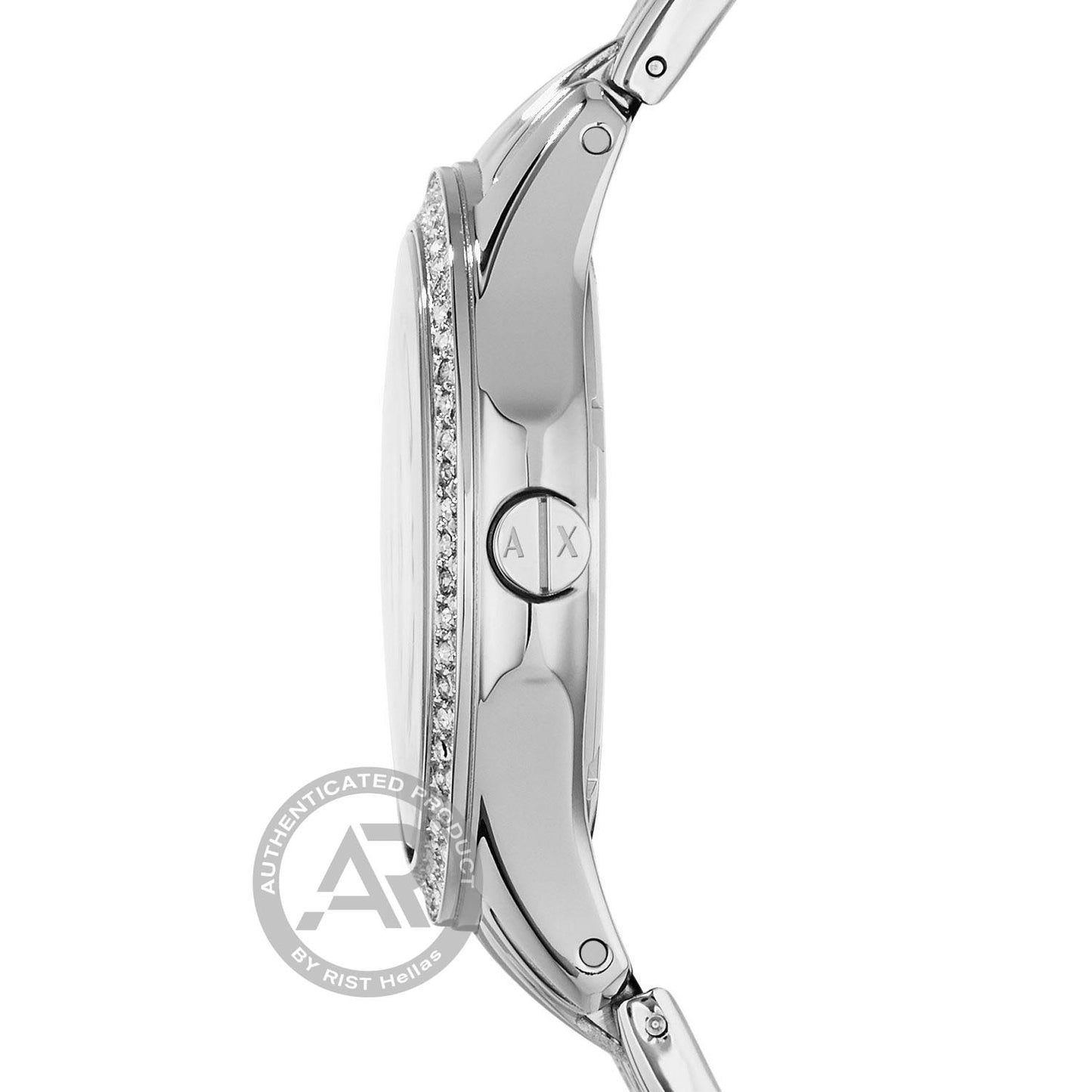 Armani Exchange AX5215 Hampton Silver Stainless Steel Bracelet