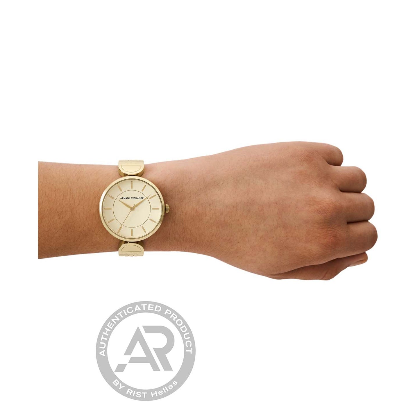 Armani Exchange AX5385 Brooke Gold Stainless Steel Bracelet