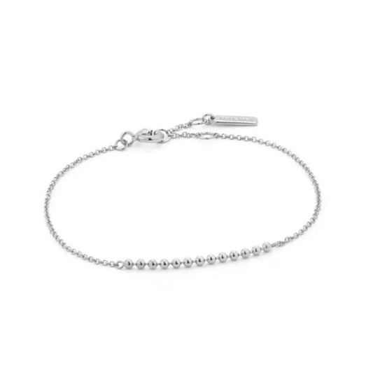 Ania Haie B002-01H Βραχιόλι Multiple Balls από Επιπλατινωμένο Ασήμι