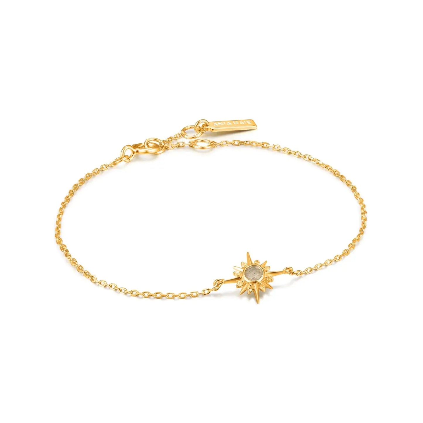 Ania Haie B026-01G Βραχιόλι Midnight Star από Επιχρυσωμένο Ασήμι