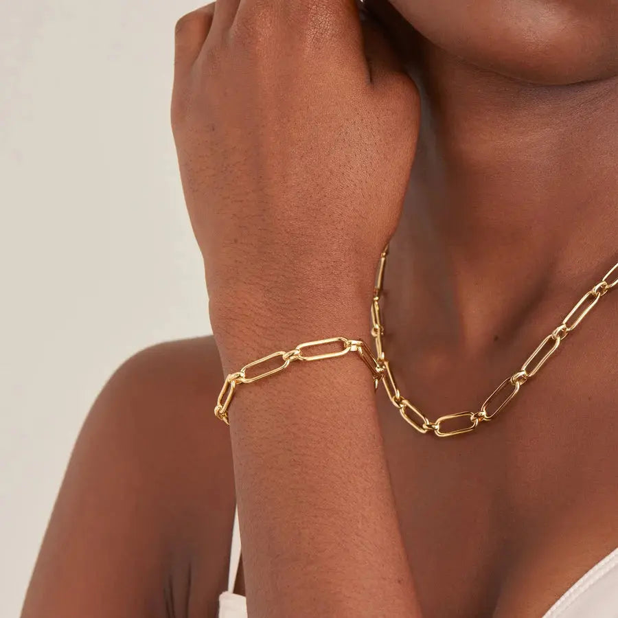 Breeze 313004.1 Gold Plated Silver Bracelet