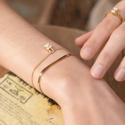 Breeze 313004.1 Gold Plated Silver Bracelet