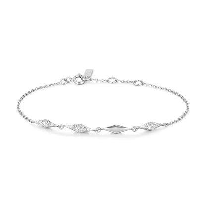 Ania Haie B061-04H Βραχιόλι Multi Sparkle από Επιπλατινωμένο Ασήμι