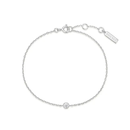 Ania Haie B062-01H Βραχιόλι Sparkle Bezel από Επιπλατινωμένο Ασήμι
