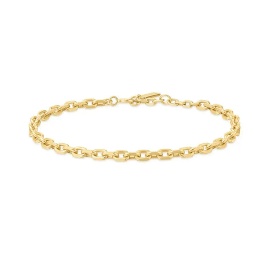 Ania Haie B062-03G Βραχιόλι Medium Chain από Επιχρυσωμένο Ασήμι