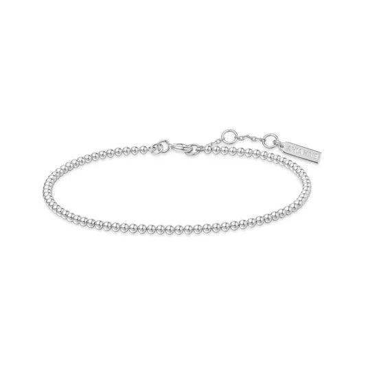 Ania Haie B063-03H Βραχιόλι Beaded από Επιπλατινωμένο Ασήμι