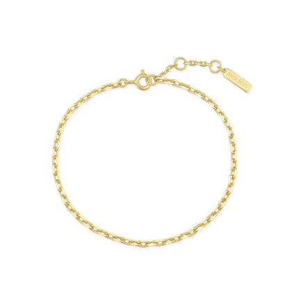 Ania Haie B067-02G Βραχιόλι Paper Clip Chain από Επιχρυσωμένο Ασήμι