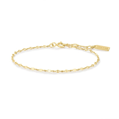 Ania Haie B073-02G Βραχιόλι Fancy Link από Επιχρυσωμένο Ασήμι