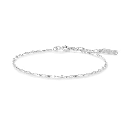 Ania Haie B073-02H Βραχιόλι Fancy Link από Επιπλατινωμένο Ασήμι