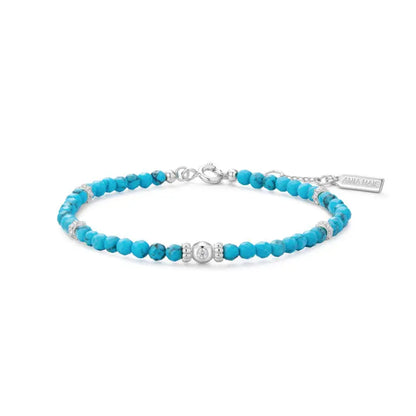 Ania Haie B073-03H Βραχιόλι Turquoise από Επιπλατινωμένο Ασήμι