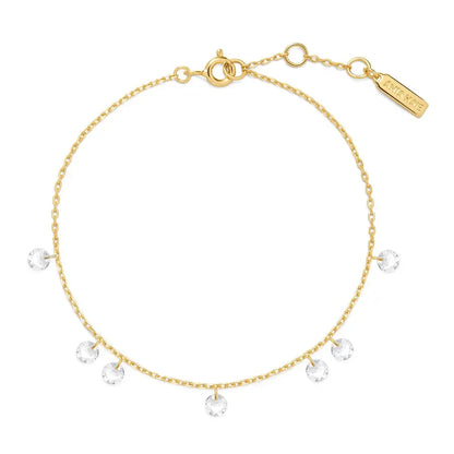 Ania Haie B074-05G Βραχιόλι Droplet από Επιχρυσωμένο Ασήμι