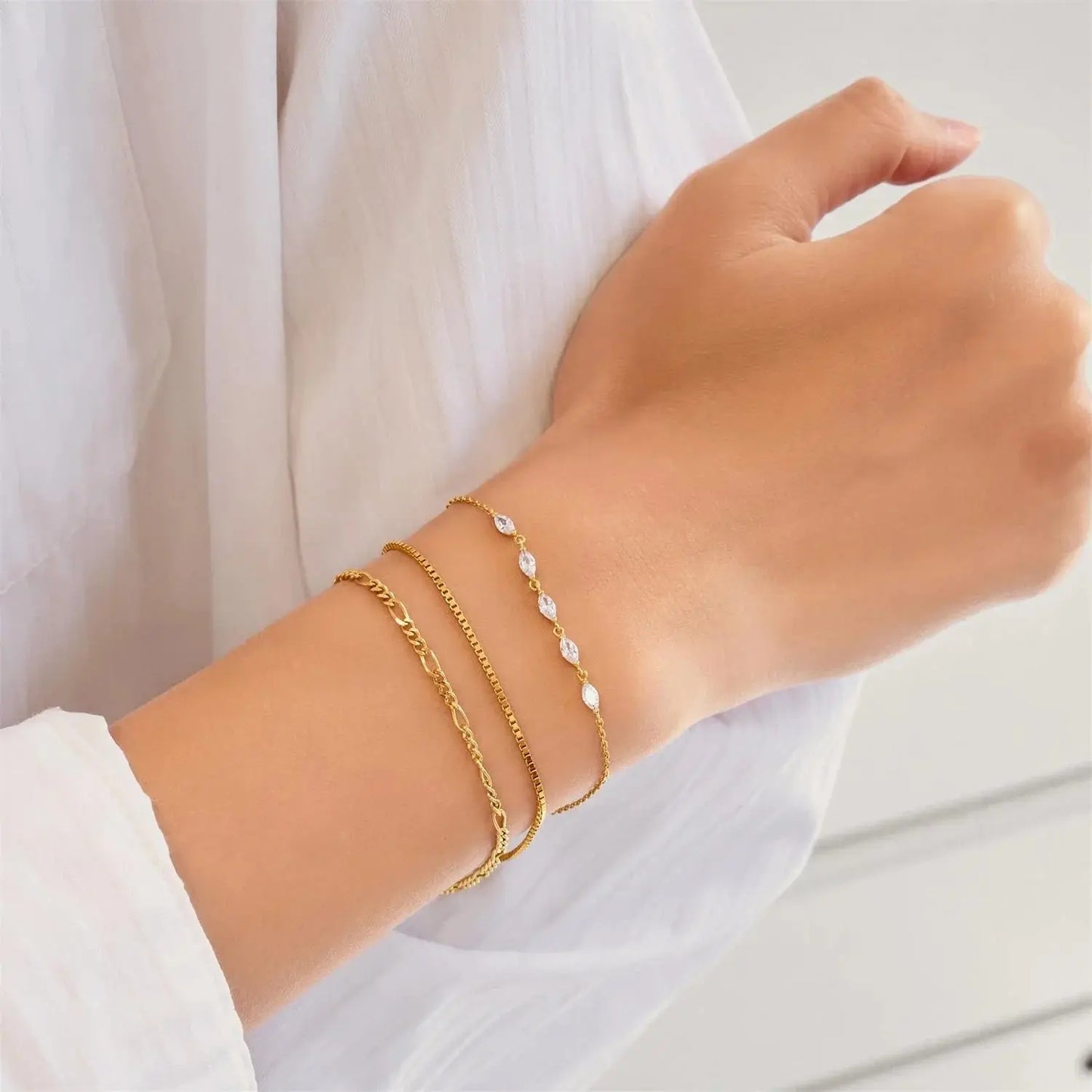Breeze 313004.1 Gold Plated Silver Bracelet