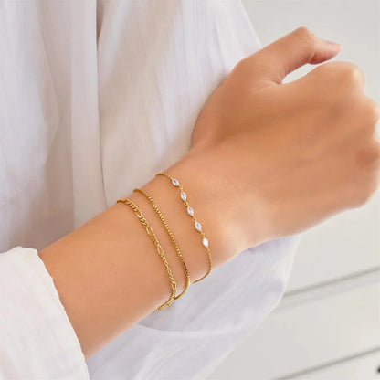 Breeze 313004.1 Gold Plated Silver Bracelet