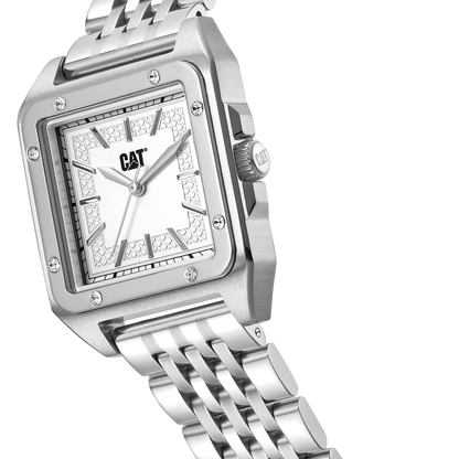 CATERPILLAR B234111222 Square Lady Silver Stainless Steel Bracelet