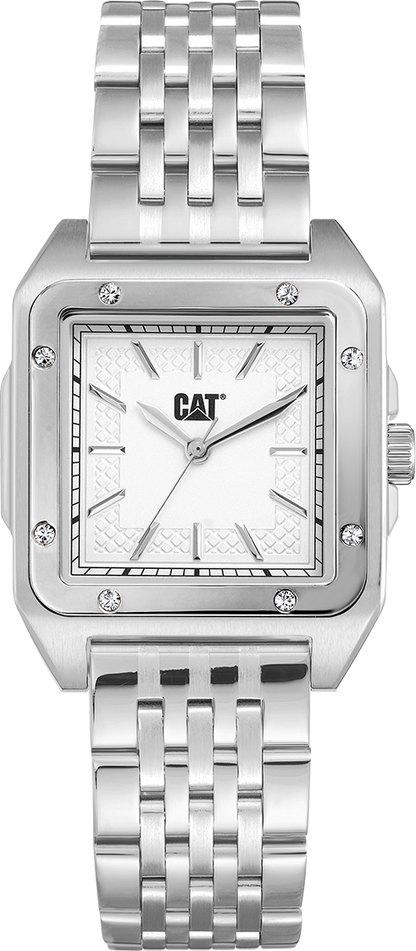 CATERPILLAR B234111222 Square Lady Silver Stainless Steel Bracelet