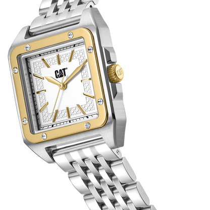 CATERPILLAR B238111228 Square Lady Silver Stainless Steel Bracelet