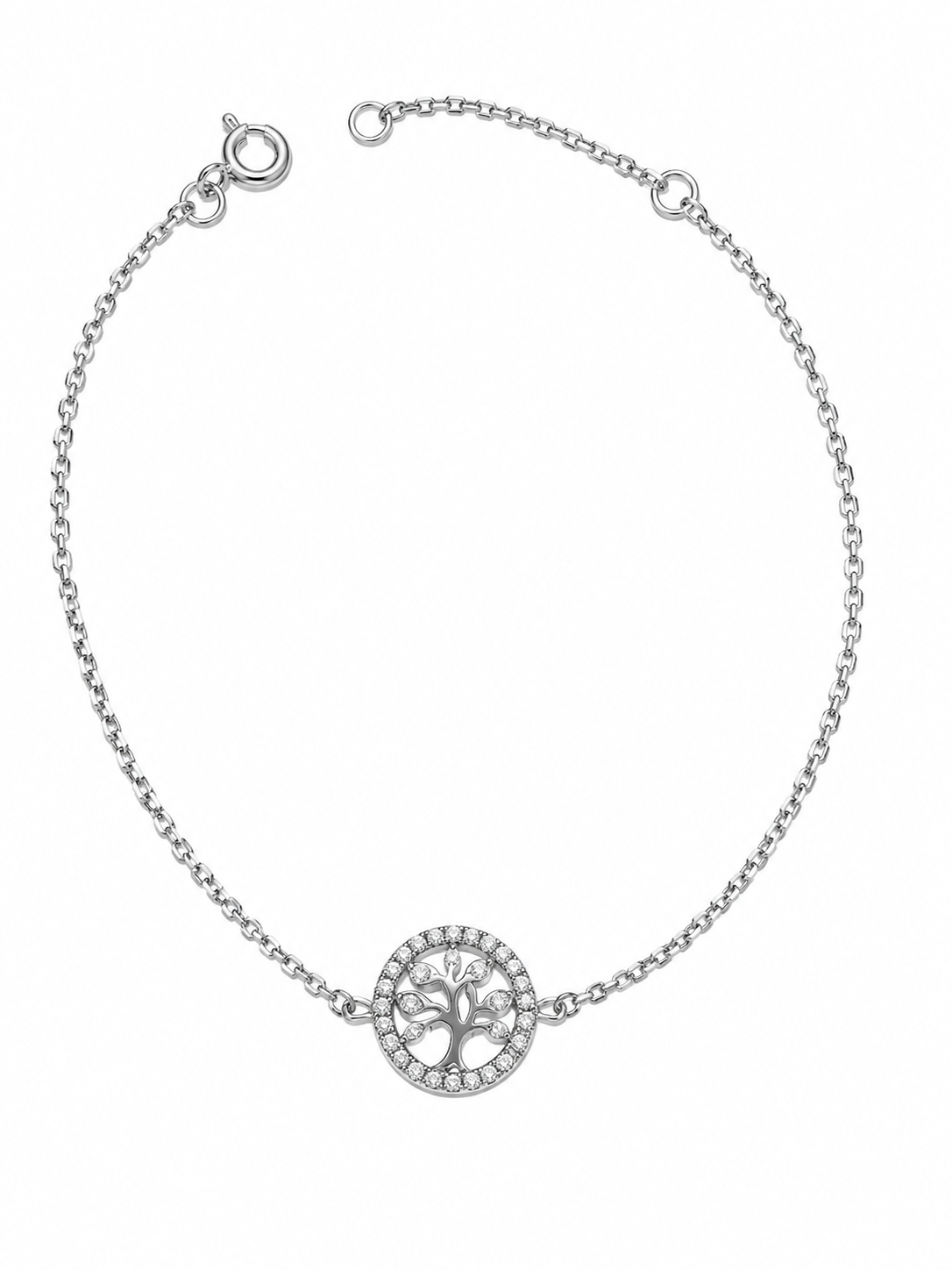N00965G Riviera Stainless Steel Bracelet with Zirconia